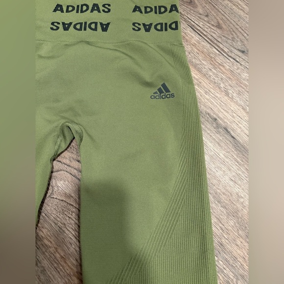 Adidas Training Aeroknit 7/8 High-Rise Leggings, compression! Medium - Picture 3 of 5